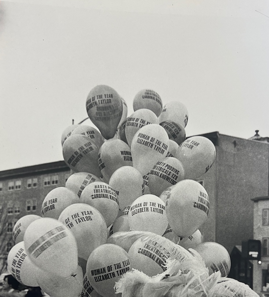 Balloons honoring Elizabeth Taylor, Woman of the Year